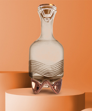Alpha with the Arch - Crystal Glass Whisky Decanter by Shaze