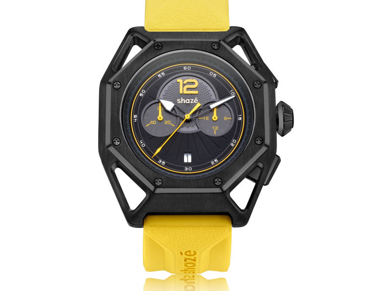 Aero Weekend Men Yellow watch - Shazé